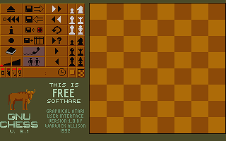 GNU Chess atari screenshot